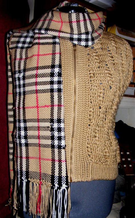 burberry plaid crochet pattern